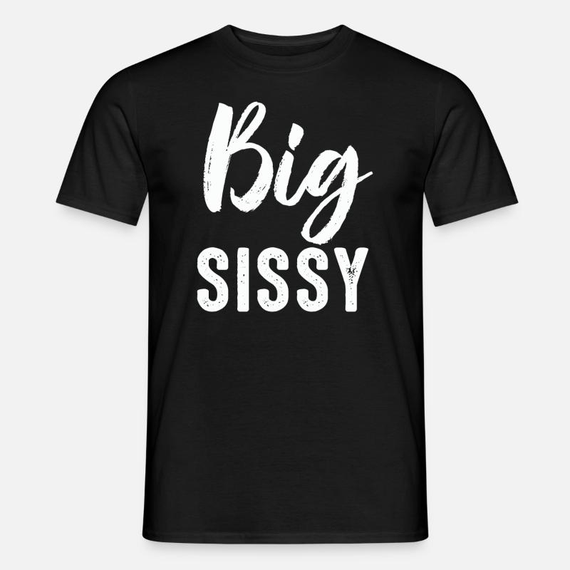 Familie Große Schwester - Männer T-Shirt - Schwarz