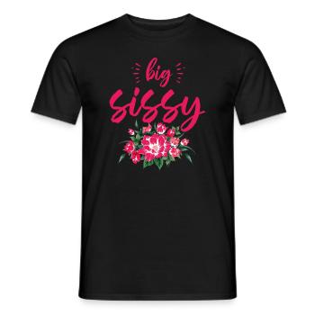 Famille Grande Sœur - T-shirt homme - noir - Devant - AI Model Male 178 light (178cm)