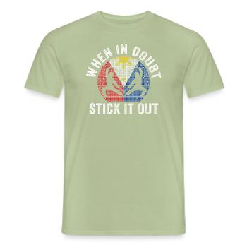 Arnis Eskrima Kali Filipino FMA - Men's T-Shirt - sage - Front - AI Model Male 178 light (178cm)