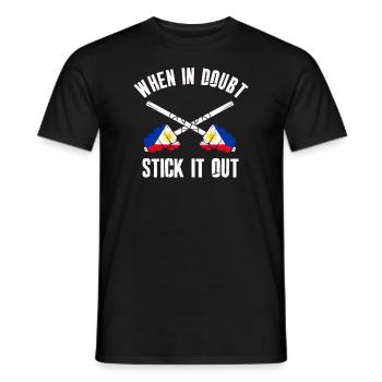 Arnis Eskrima Kali Filipino FMA - T-shirt homme - noir - Devant - AI Model Male 178 light (178cm)