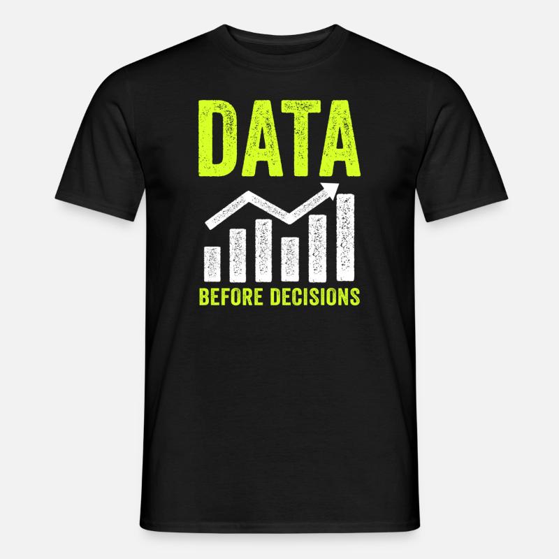 Daten oder es ist nicht passiert für Studenten - Männer T-Shirt - Schwarz