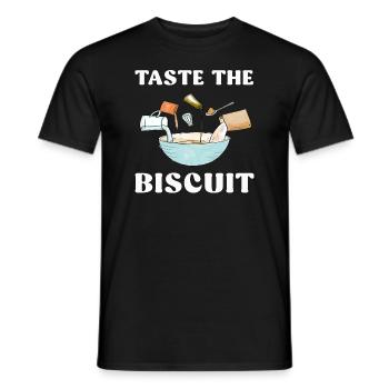 Schmecke den Keks Schmecke die Güte - Männer T-Shirt - Schwarz - Vorne - AI Model Male 178 light (178cm)