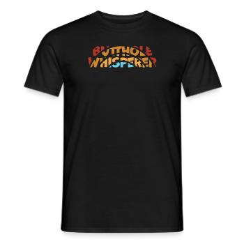 Butthole Whisperer - Men's T-Shirt - black - Front - AI Model Male 178 light (178cm)