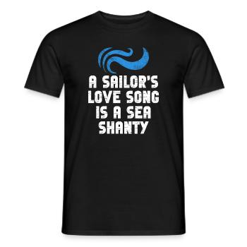 Matrose Meme Piratenschiff Ozean Segeln - Männer T-Shirt - Schwarz - Vorne - AI Model Male 178 light (178cm)