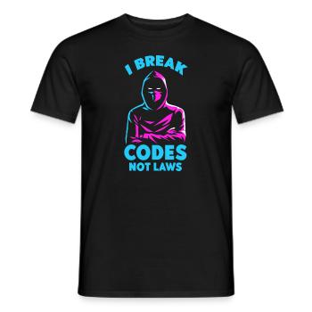 Cybersicherheitsexpertise von ethischen Hackern - Männer T-Shirt - Schwarz - Vorne - AI Model Male 178 light (178cm)