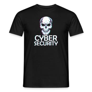 Cybersicherheitsexpertise von ethischen Hackern - Männer T-Shirt - Schwarz - Vorne - AI Model Male 178 light (178cm)