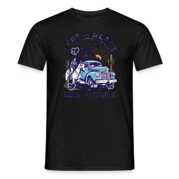 J’ai un cœur comme un camion - T-shirt homme - noir - Devant - AI Model Male 178 light (178cm)