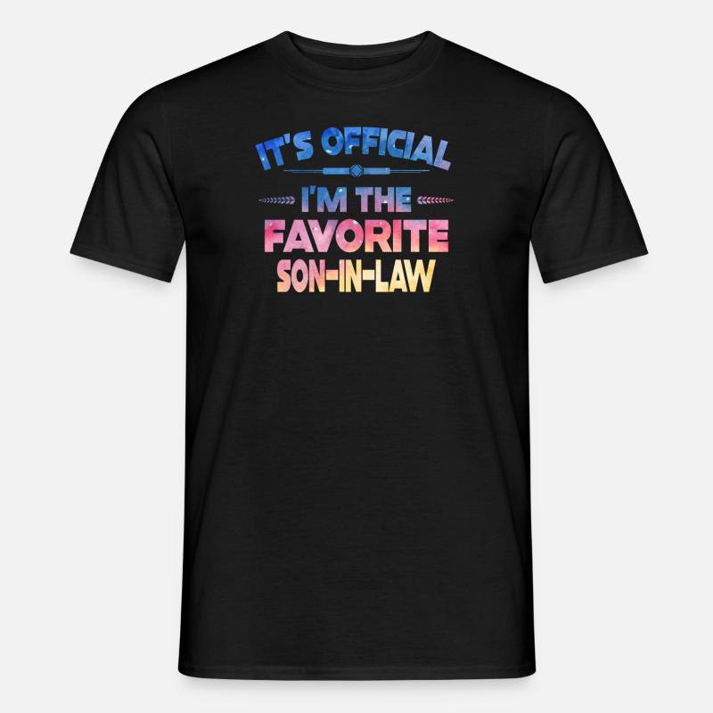 C’est le gendre préféré officiel - T-shirt homme - noir
