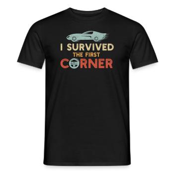 Simracer Esports Enthusiast Sim Racing - Men's T-Shirt - black - Front - AI Model Male 178 light (178cm)