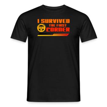 Simracer Esports Enthusiast Sim Racing - Männer T-Shirt - Schwarz - Vorne - AI Model Male 178 light (178cm)