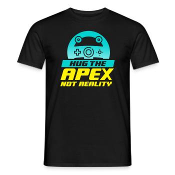 Simracer Esports Enthusiast Sim Racing - Men's T-Shirt - black - Front - AI Model Male 178 light (178cm)