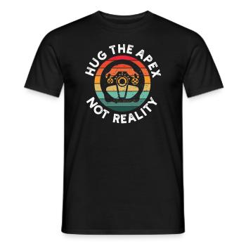 Simracer Esports Enthusiast Sim Racing - Men's T-Shirt - black - Front - AI Model Male 178 light (178cm)