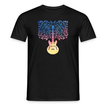 Yggdrasil Nature Musicien Arbre De Vie - T-shirt homme - noir - Devant - AI Model Male 178 light (178cm)