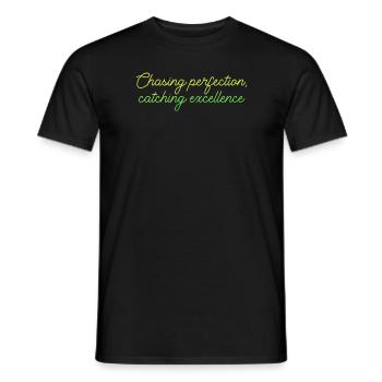Kaizen-Mindset auf der Jagd nach Perfektion - Männer T-Shirt - Schwarz - Vorne - AI Model Male 178 light (178cm)