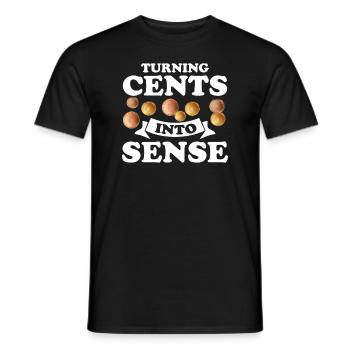 Numismatik Münzsammler Leidenschaft - Männer T-Shirt - Schwarz - Vorne - AI Model Male 178 light (178cm)