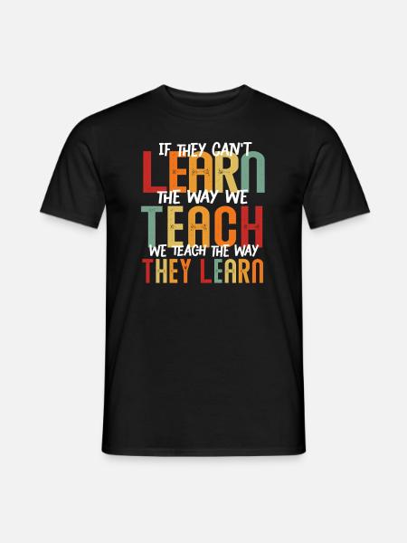 Autism Awareness SPED Teacher Learn - Men's T-Shirt - black