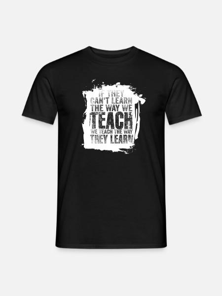 Autism Awareness SPED Teacher Learn - Men's T-Shirt - black