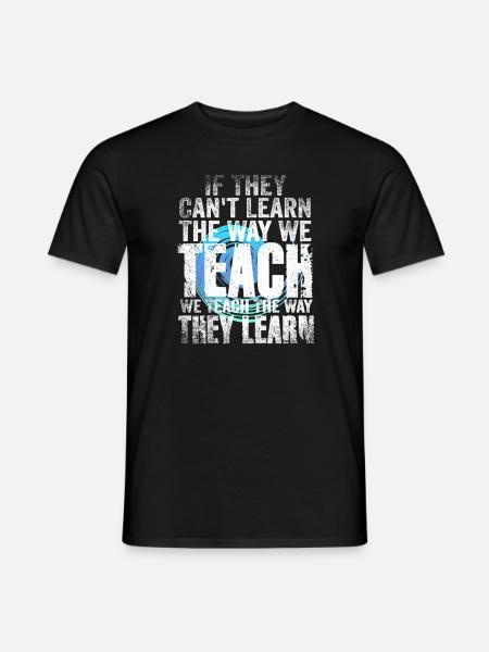 Autism Awareness SPED Teacher Learn - Men's T-Shirt - black