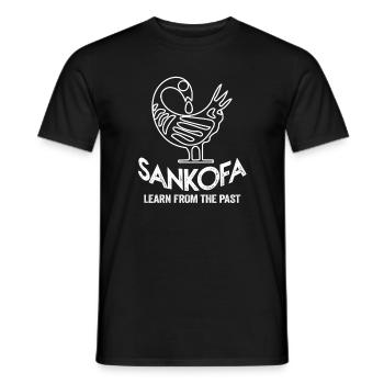 Sankofa Symbol Adinkra Ghana Black - Men's T-Shirt - black - Front - AI Model Male 178 light (178cm)