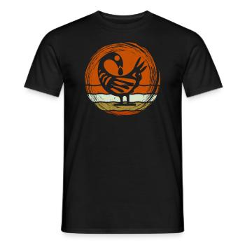 Sankofa Symbol Adinkra Ghana Schwarz - Männer T-Shirt - Schwarz - Vorne - AI Model Male 178 light (178cm)