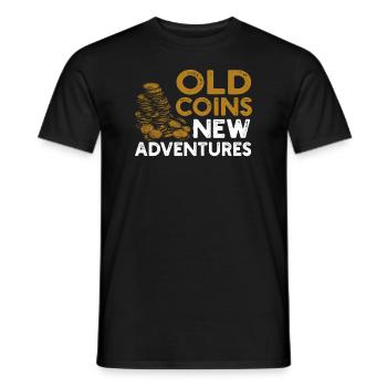 Numismatics Coin Roman Collection - Men's T-Shirt - black - Front - AI Model Male 178 light (178cm)