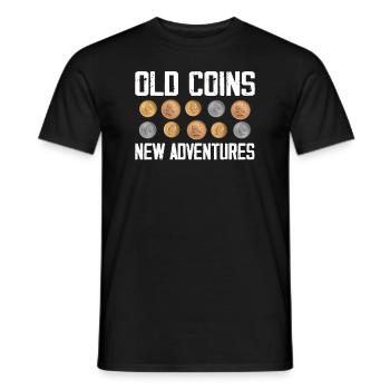 Numismatics Coin Roman Collection - Men's T-Shirt - black - Front - AI Model Male 178 light (178cm)