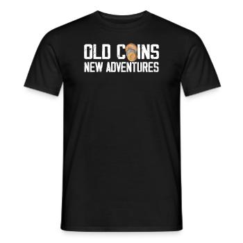 Numismatics Coin Roman Collection - Men's T-Shirt - black - Front - AI Model Male 178 light (178cm)