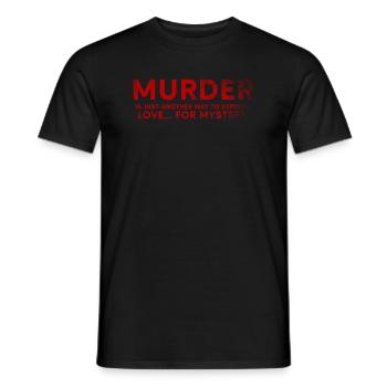 Murder Mystery Dinner Fun Night - T-shirt homme - noir - Devant - AI Model Male 178 light (178cm)