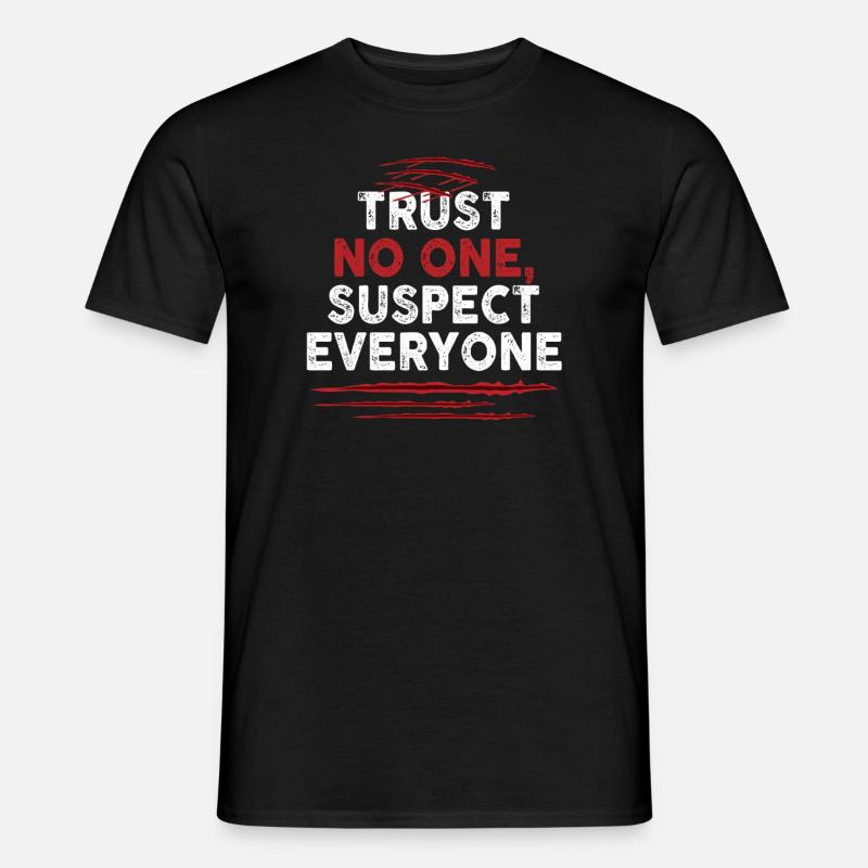 Krimi-Dinner-Spaß-Nacht - Männer T-Shirt - Schwarz