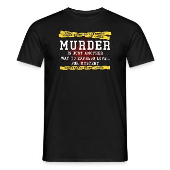 Murder Mystery Dinner Fun Night - T-shirt homme - noir - Devant - AI Model Male 178 light (178cm)