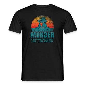 Murder Mystery Dinner Fun Night - T-shirt homme - noir - Devant - AI Model Male 178 light (178cm)