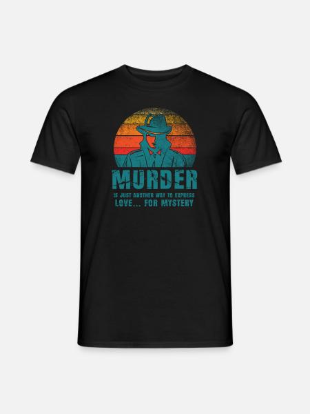 Murder Mystery Dinner Fun Night - Men's T-Shirt - black