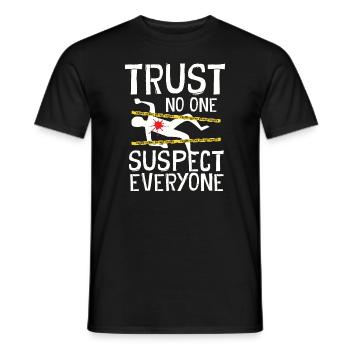 Murder Mystery Dinner Fun Night - T-shirt homme - noir - Devant - AI Model Male 178 light (178cm)