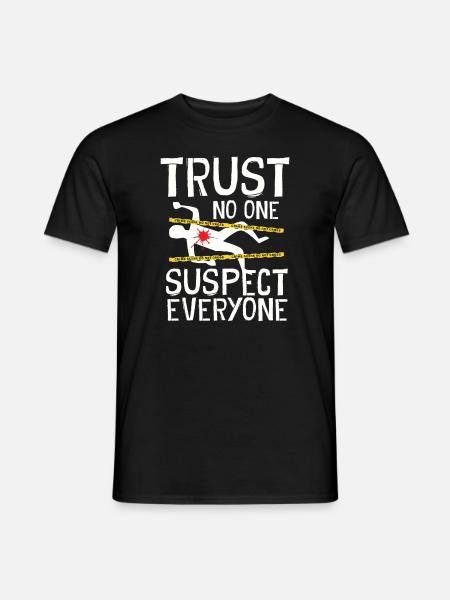 Murder Mystery Dinner Fun Night - Men's T-Shirt - black
