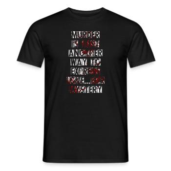 Murder Mystery Dinner Fun Night - T-shirt homme - noir - Devant - AI Model Male 178 light (178cm)