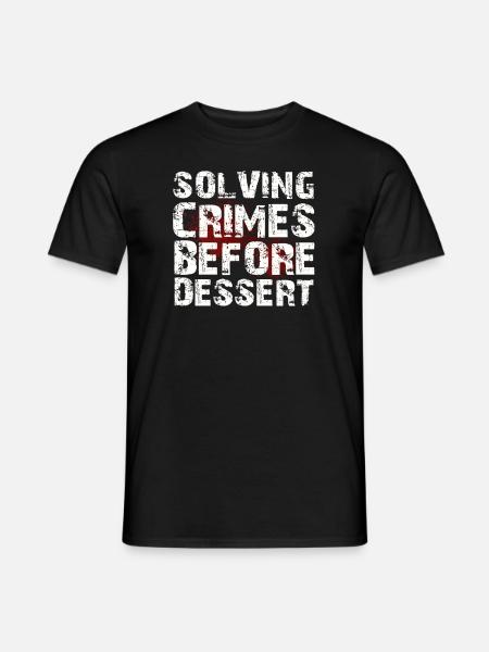 Murder Mystery Dinner Fun Night - Men's T-Shirt - black