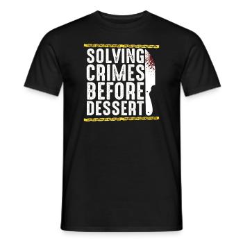 Murder Mystery Dinner Fun Night - T-shirt homme - noir - Devant - AI Model Male 178 light (178cm)