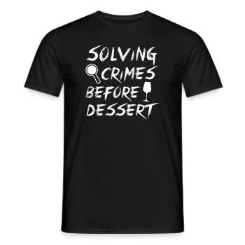 Murder Mystery Dinner Fun Night - T-shirt homme - noir - Devant - AI Model Male 178 light (178cm)