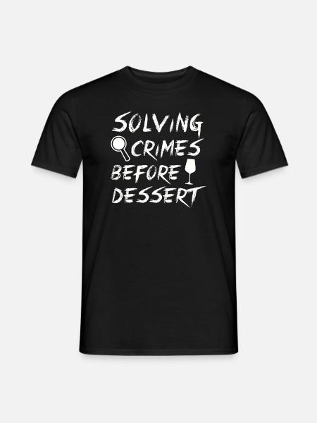 Murder Mystery Dinner Fun Night - Men's T-Shirt - black