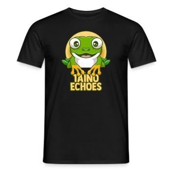 Taíno Echoes Caribbean Ancestry Pride - Men's T-Shirt - black - Front - AI Model Male 178 light (178cm)