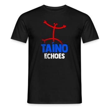 Taíno spiegelt den Stolz seiner karibischen Abstammung wider - Männer T-Shirt - Schwarz - Vorne - AI Model Male 178 light (178cm)
