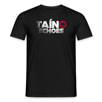 Taíno spiegelt den Stolz seiner karibischen Abstammung wider - Männer T-Shirt - Schwarz - Vorne - AI Model Male 178 light (178cm)