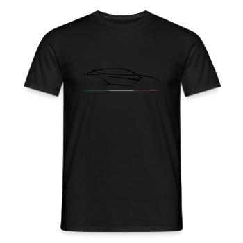 Urus Trikolor - Männer T-Shirt - Schwarz - Vorne - AI Model Male 178 light (178cm)