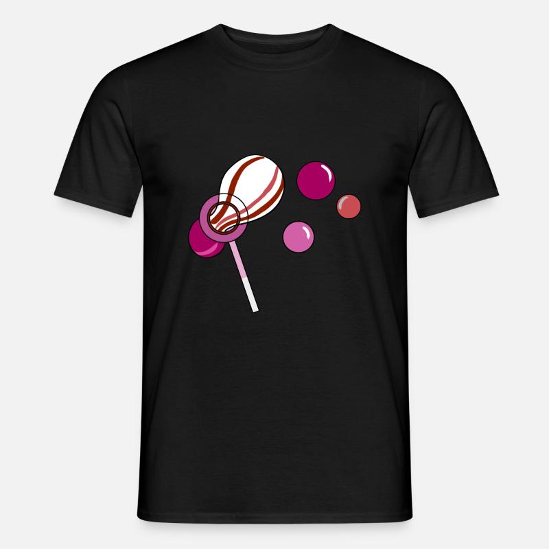 Lesbian Soap Bubbles Lesbian Gift - Men’s T-shirt - black