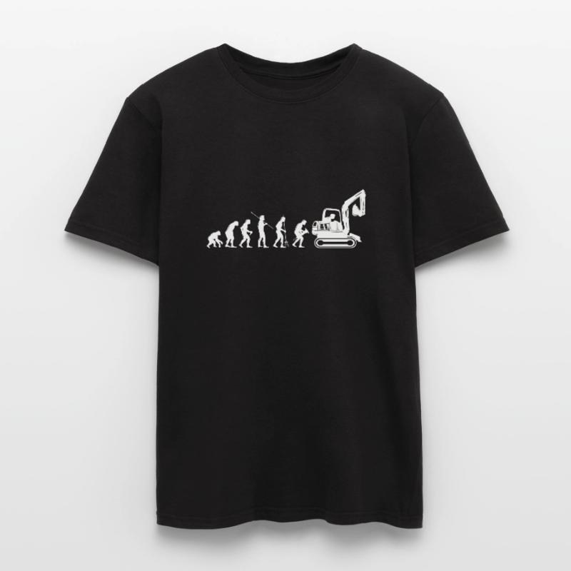 Baggerfahrer Evolution Baggern Bagger Geschenk Männer T-Shirt