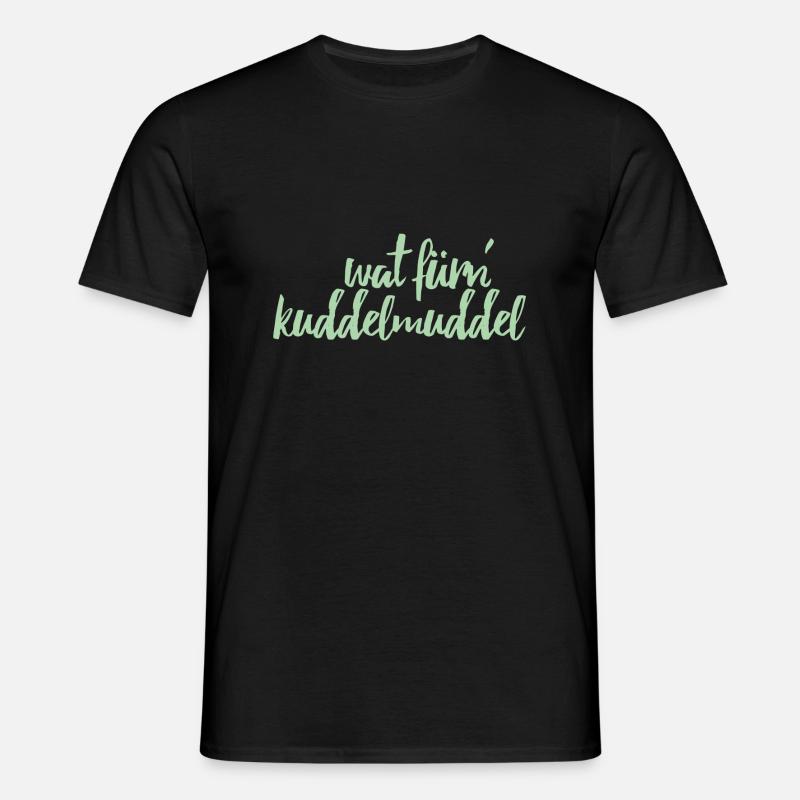 wat fürn kuddelmuddel - Männer T-Shirt - Schwarz