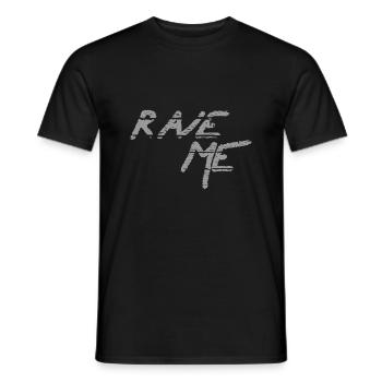 RAVE ME - T-shirt homme - noir - Devant - AI Model Male 178 light (178cm)