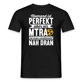 MTRA Radiologie Röntgen Radiologe Medizin - Männer T-Shirt - Schwarz - Vorne - AI Model Male 178 light (178cm)