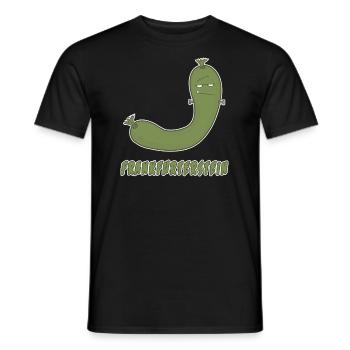 Fun Frankenstein / Costume Frankfurter | Hommes femmes - T-shirt homme - noir - Devant - AI Model Male 178 light (178cm)