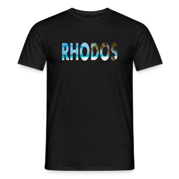 T-shirt Rhodes - T-shirt homme - noir - Devant - AI Model Male 178 light (178cm)